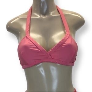 Uli Size XL Brazilian Halter Tie Triangle Bikini Top. Preloved.